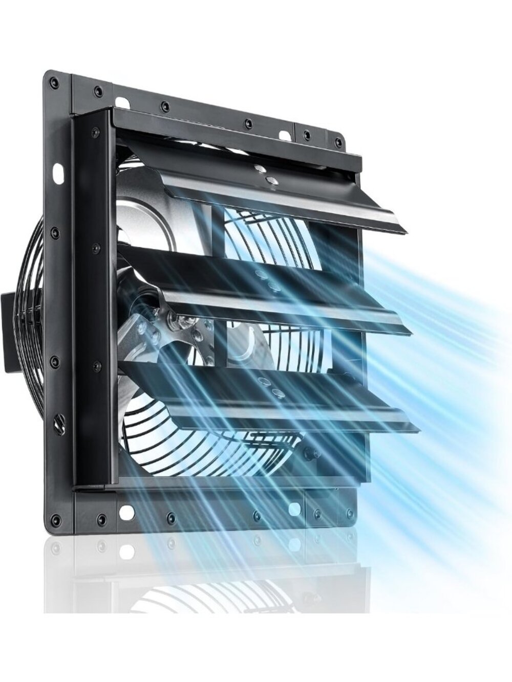 8-Inch Shutter Exhaust Fan for Chicken Coop, 760 CFM, Easy Plug & Play